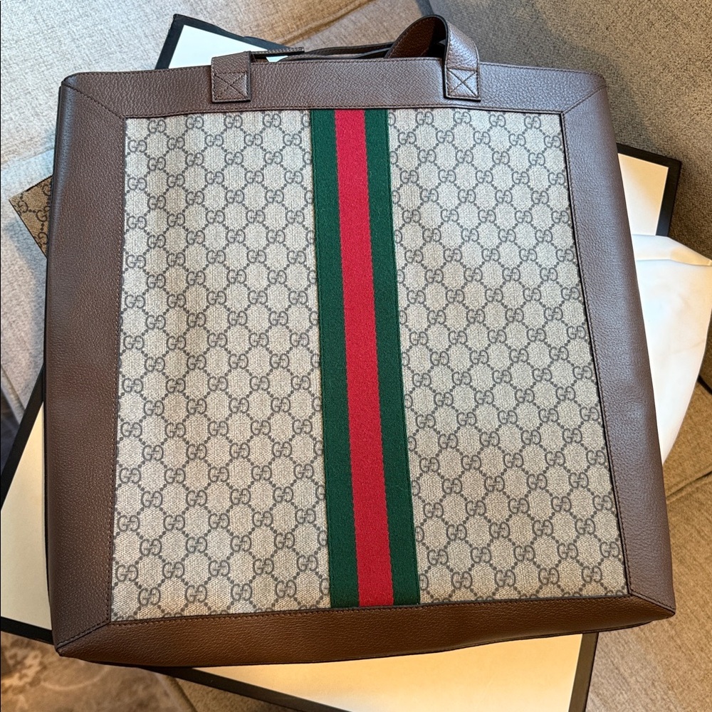 Gucci Ophidia Vertical Shopping Tote- New With Box - Picture 9 of 15
